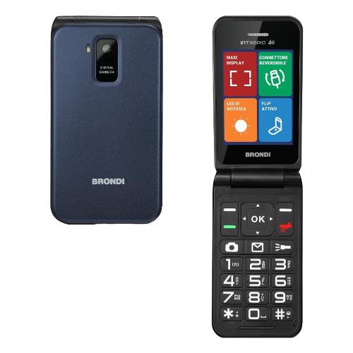 Cellulare 4G Lte INTREPID Dual Sim Dark blue