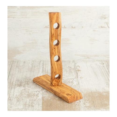 Porta bottiglie 4 posti Ulivo naturale PED74
