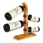 Arte Legno Spello Portabottiglia 4 bot. OLIVO PED74
