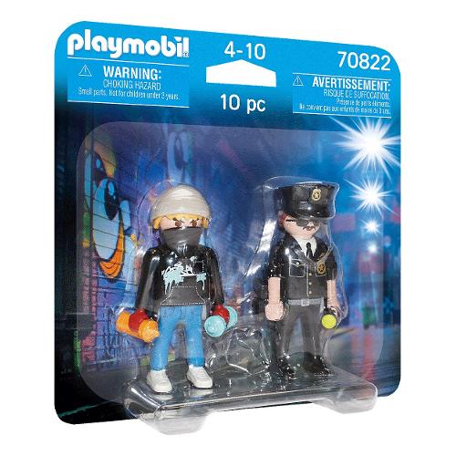 Poliziotto e writer ( 10 pz ) DUO PACK 4-10a 70822