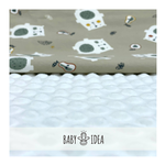 Coperta Letto Jersey/Pile Orso Beig.PLOB