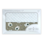 Coperta Letto Jersey/Pile Orso Beig.PLOB