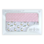 Coperta Letto Jersey/Pile Unic.Rosa PLUR