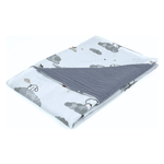 Coperta Culla Jersey/mus. Koala Gri.MCKG