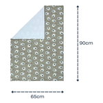 Coperta Culla Jersey/mus.Orso Beige MC0B