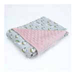 Coperta Culla Jersey/Pile Unic.Rosa PCUR