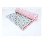 Coperta Culla Jersey/Pile Unic.Rosa PCUR