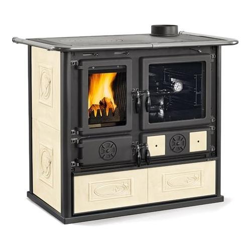 Cucina legna 8,8kW ROSA 5.0 VST Liberty panna 5 stelle (103x65x85,1cm)