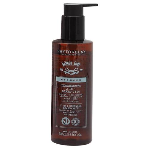Men's grooming barber shop detergente 2 in 1 barba viso 200 ml