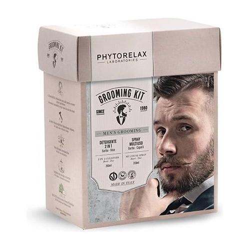 Schiuma barba Uomo Grooming Kit Beauty Box 200 Ml + 200 Ml