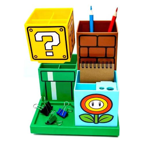 Porta penne Desktop Storage SUPER MARIO Multicolor PP11592NN