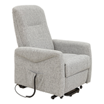 Amicasa .Poltrona Lara Rec. Manuale Grey HS-672C