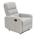Amicasa .Poltrona Lara Rec. Manuale Grey HS-672C