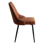 Amicasa .Sedia Kate Tessuto Marrone PK02 UDC21075