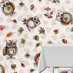 Tovaglia Tessitura di Arconate Tovaglia 140x180 GUFO DIG.TA-0109 Gufo