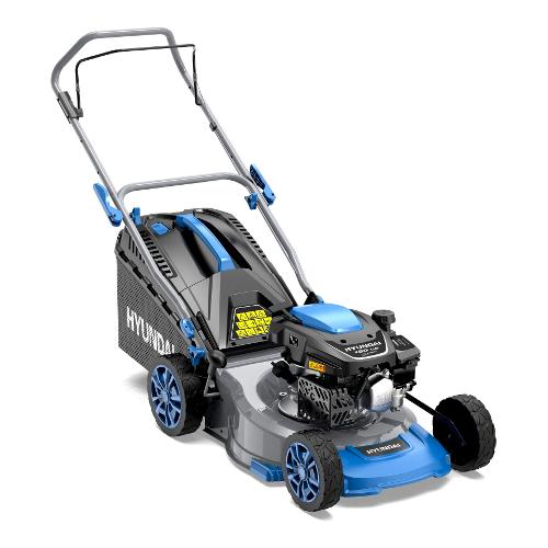 Tagliaerba motore Hyundai 150cc Dm43Pc D150 2,6 kW taglio 43cm blu e nero 65800