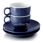 Set 2 Tazzine c/piatto Blu 0830055C.C22