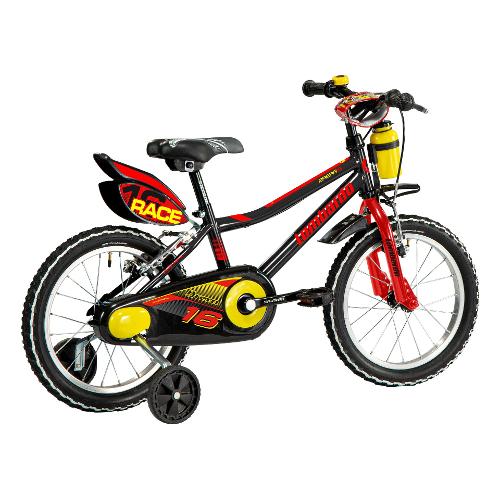 Mountain Bike acciaio ( 1 vel ) 16" BRERA Black e Red DY1602 3323