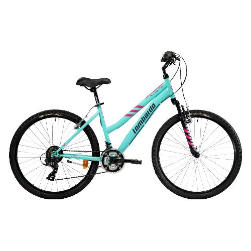 Mountain Bike acciaio ( 18 vel ) 26" PANAREA 100 Blu sugar e Fucsia DH2602 3143