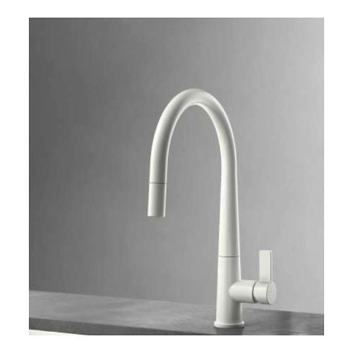 Miscelatore lavello doccetta estraibile ATHENA PLUS Bianco MGKATP68