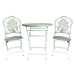 Amicasa .Set Paris: Tavolo D.70 C/2 Sedie Green SA