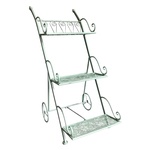 Amicasa .Carrello 3 Ripiani P/Piante Green Sage