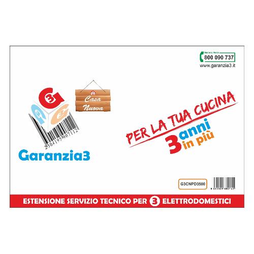 Prolungamento garanzia produttore CASA NUOVA G3CNPD3500