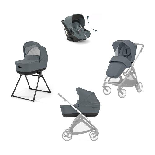 Sistema modulare senza telaio System Quattro con Darwin Recline ELECTA Union grey AA52R0UNG
