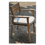 Amicasa .Poltrona Alona Teak Recyc. S.W C/Cuscin