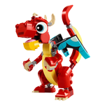 Lego 31145 Drago Rosso Creator