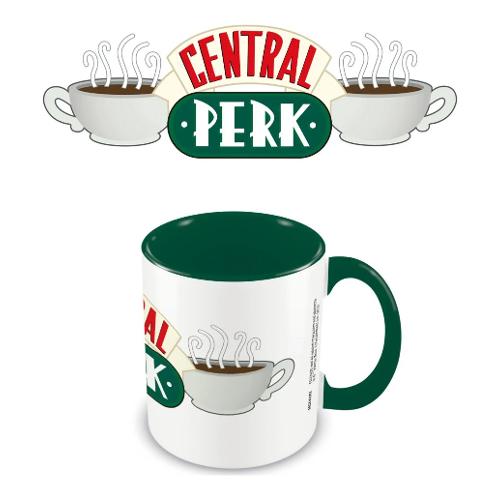 Tazza mug Ceramica (315ml) Central Perk FRIENDS Bianco e Verde MGC27332