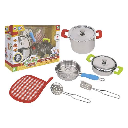 Playset Chef Italia 8 pz W’TOY 41726
