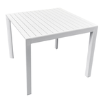 Amicasa .Tavolo Carol Alu.180X90 Bianco