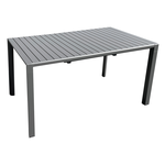Amicasa .Tavolo Carol Alu. 140/180X80 Antracite