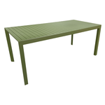 Amicasa .Tavolo Carol Alu.180X90 Verde Oliva