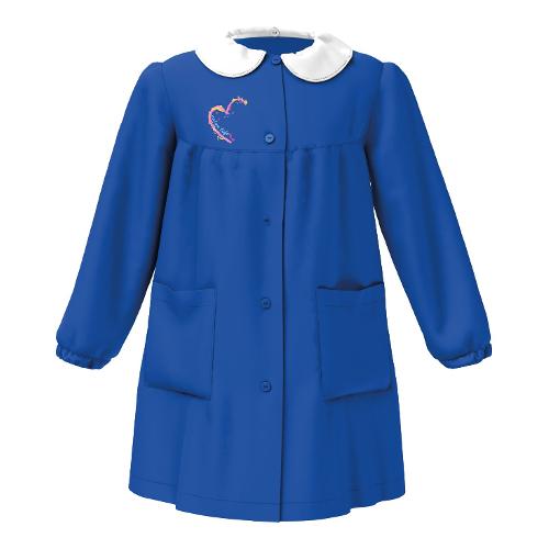 Grembiule bambina taglia 9 anni CUORE Blu 40GR4162 4016