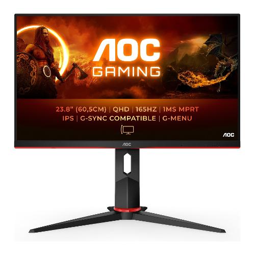 Monitor 23,8" ( IPS 2K 1440p QHD ) QHD Black e Red Q24G2A BK