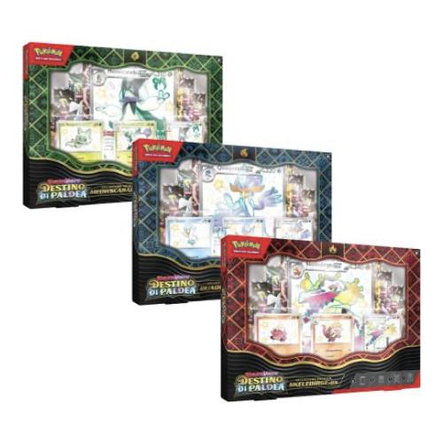 Carte gioco POKÉMON SV4.5 Destino di Paldea Collezione Premium Assortito PK60457 I