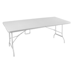 Amicasa .Tavolo Pieghevole 180x75 W.White Szk-180