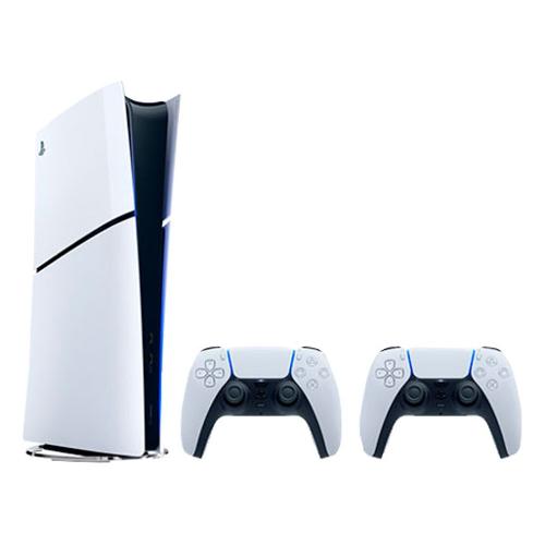 Console videogioco PLAYSTATION 5 Digital Edition Bundle 2 DualSense White 1000042065