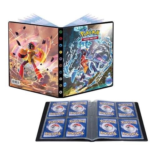 Album carte gioco 48 tasche Scarlatto e Violetto 04 POKÉMON UP16071 E