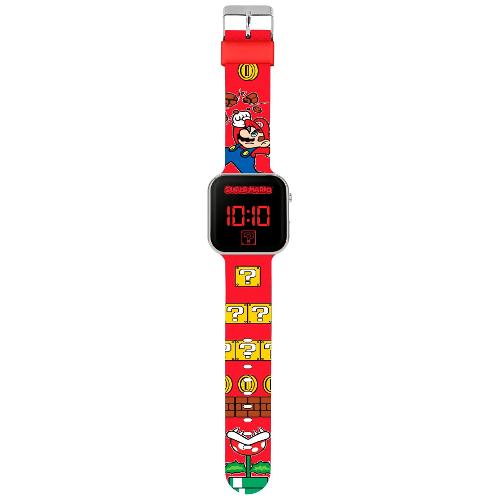 Orologio bimbo SUPER MARIO Digital Led Rosso GSM4107