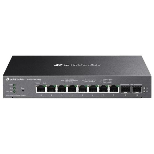 Switch di rete 10 porte OMADA Multi Smart PoE+ Black SG2210XMP M2 2,5GBASE-T