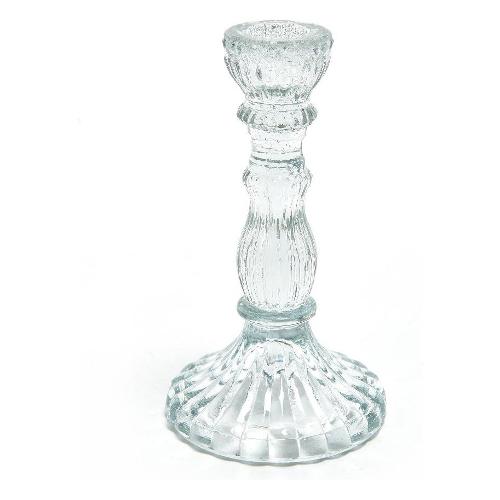 Candelabro vetro 1F (15cm) Trasparente 04980