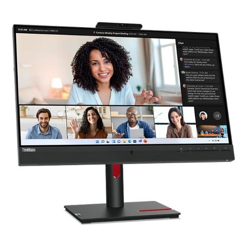 Monitor 23,8" ( IPS Full HD 1080p 75Hz ) THINKVISION T24mv 30 Pivot Raven black 63D7UAT3EU
