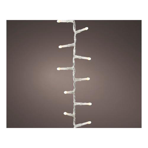 Filo Trasparente 500 luci - MICROLED Bianco caldo (11 + 5 mt) 8 Giochi di luce LUMINEO IP44 495669