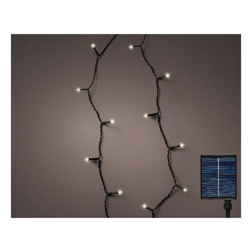 Filo Nero 240 luci - MICROLED Bianco freddo (18 + 3 mt) 8 Giochi di luce LUMINEO 496264