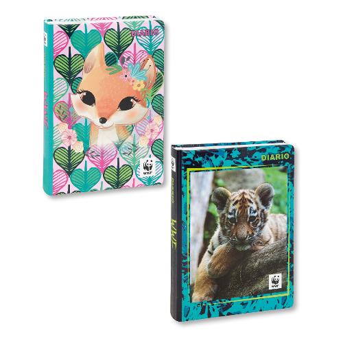 Diario scolastico Standard 2024/25 12m Set-Ago WWF Assortito 71290