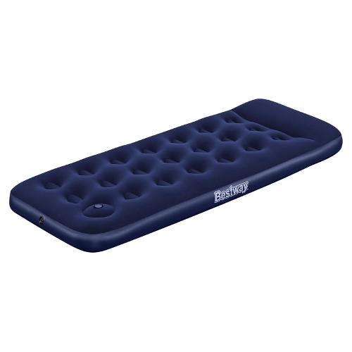 Materasso gonfiabile Una piazza Con pompa pedale Blu 67223
