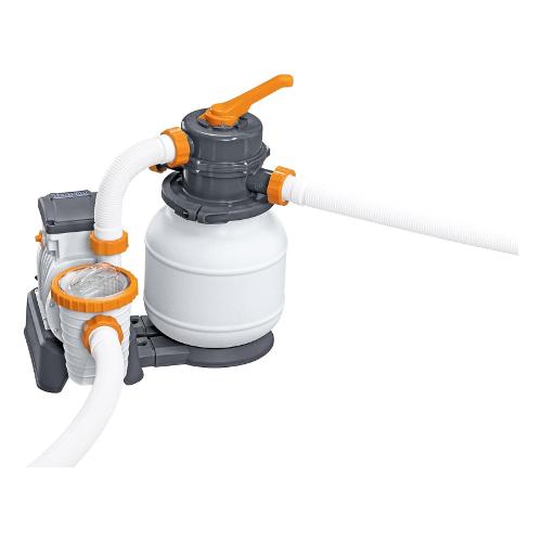 Pompa filtro piscina a sabbia portata max 5678L/h 58497 6